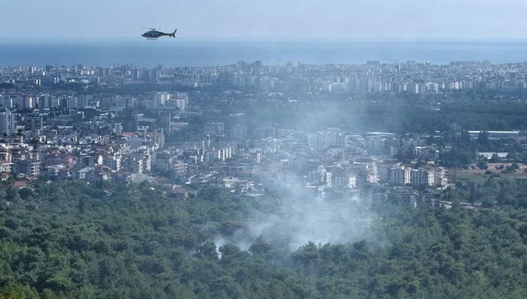 Antalya’da orman yangını çıktı! Havadan ve karadan müdahale başladı