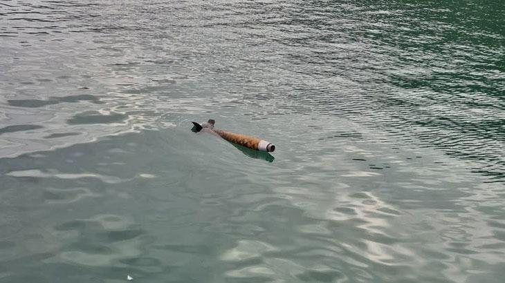 Artvin’de deniz yüzeyinde roket alarmı!