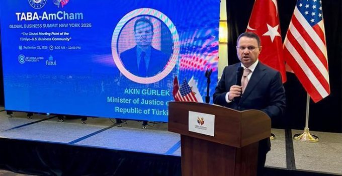 Bakan Gürlek ABD’de iş dünyasıyla buluştu: ‘Ticari uyuşmazlıkların makul sürede çözüme kavuşturulması önceliklerimiz arasında’