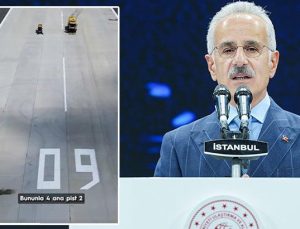 Bakan Uraloğlu: İstanbul Havalimanımızın 4. ana pistinden yeni bir ufka doğru yükseldik