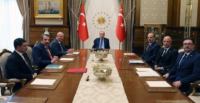 Cumhurbaşkanı Erdoğan, Ankara Valisi Canbolat’ı kabul etti