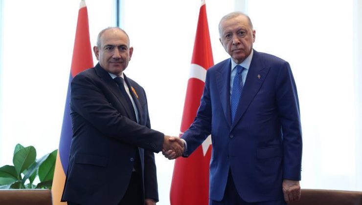 Cumhurbaşkanı Erdoğan Ermenistan Başkanı Paşinyan’ı kabul etti