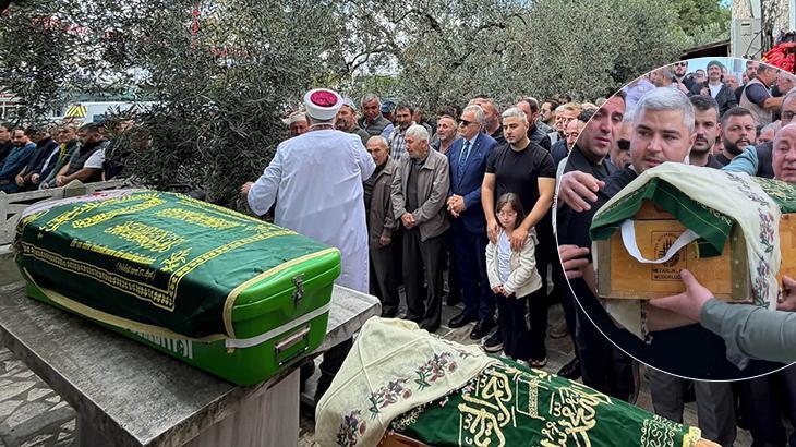 Doğuma 2 hafta kalmıştı! Kazada ölen hamile anne ve 3 yaşındaki kızı yan yana toprağa verildi
