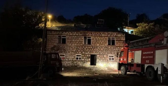 Elazığ’da yanan evde cesetleri bulunan çiftin ölümüne ilişkin soruşturmada 1 tutuklama