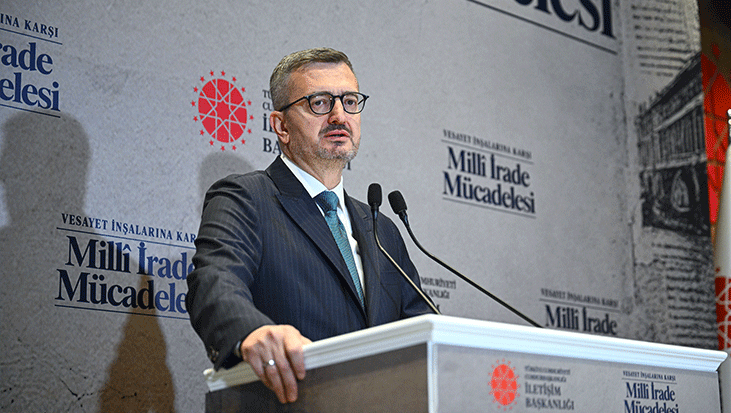 İletişim Başkanı Duran: Türkiye darbelere ve darbecilere, millî iradenin vesayet altına alınmasına asla izin vermeyecektir