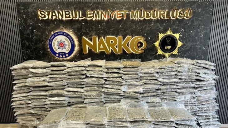 İstanbul’da uyuşturucu operasyonu! 409 kilo ele geçirildi