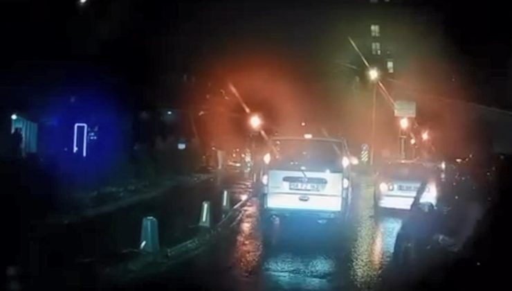 Kaza yaptılar, anlaştılar, yollarına devam ettiler! Birkaç metre sonra ortalık karıştı