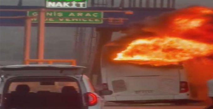Kuzey Marmara Otoyolu’nda otobüs alev topuna döndü! Ölü ve yaralılar var