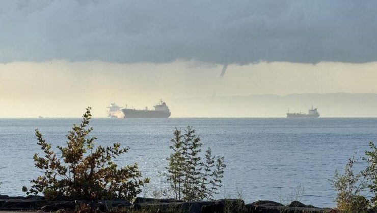 Marmara’da hortum alarmı! İstanbul’dan böyle görüntülendi
