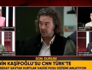 Türkiye’nin konuştuğu Kazım Kaşifoğlu karakterini canlandıran isim CNN Türk canlı yayınında