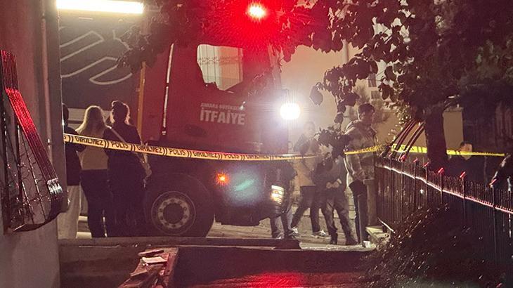 Ankara Çankaya’da korkutan doğalgaz patlaması! Ev bir anda alevlere teslim oldu