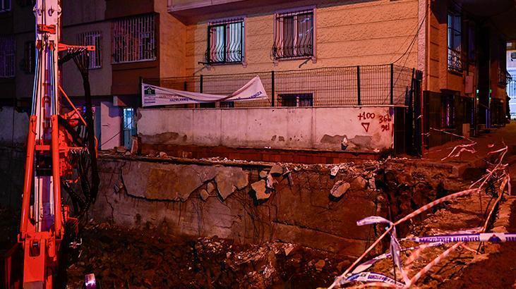 Bahçelievler’de çökme riski oluşan 2 apartman boşaltıldı