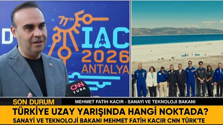 Bakan Kacır CNN Türk’e konuştu: Türkiye uzaya bağımsız erişecek