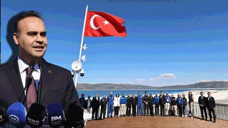 Bakan Kacır, Türk ve yabancı astronotlar ile Salda Gölü’nde Bilim Merkezi açtı