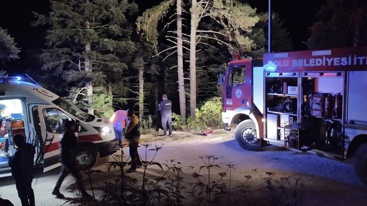 Bolu’da feci kaza! Cip uçuruma yuvarlandı: 4 yaralı