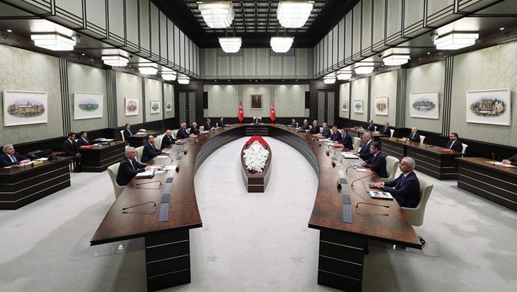 Cumhurbaşkanlığı Kabinesi Erdoğan başkanlığında toplandı