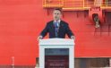 Denizin üzerinde dev fabrika! Bakan Bayraktar: Osman Gazi deniz tabanına 20 zincirle sabitlenecek
