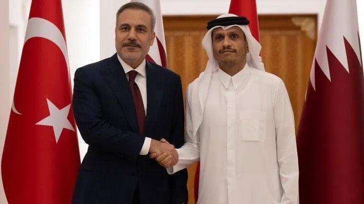 Dışişleri Bakanı Hakan Fidan, Katar Başbakanı ve Dışişleri Bakanı Al Sani ile görüştü