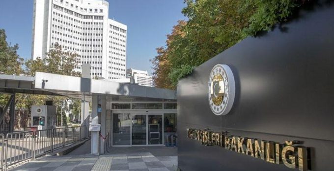 Dışişleri Bakanlığı: Ege ve Doğu Akdeniz’deki meşru hak ve menfaatlerimizi korumaya devam edeceğiz