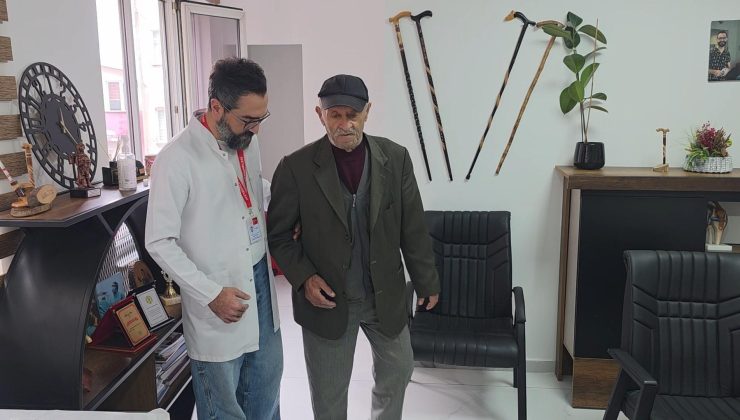Doktorlar bacağının kesilmesini önermişti! 72 yaşındaki Ahmet Üstünkul yeniden ayağa kalktı