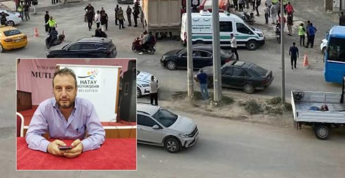 Hatay’da feci kaza: Hafriyat kamyonunun altında kalan motosikletli hayatını kaybetti