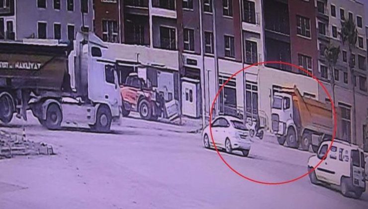 Hatay’da korkunç ölüm! Motosiklet sürücüsü kamyonun altında kaldı