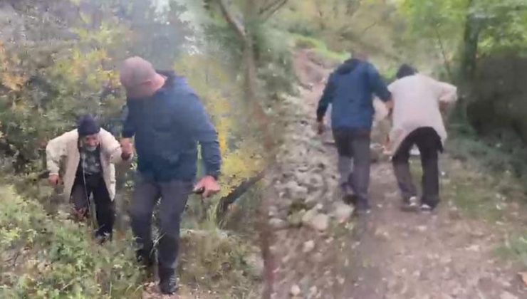 İnsanlardan uzaklaşıp Uludağ’da mağarada yaşıyordu! 83 yaşındaki babasından sürpriz ziyaret