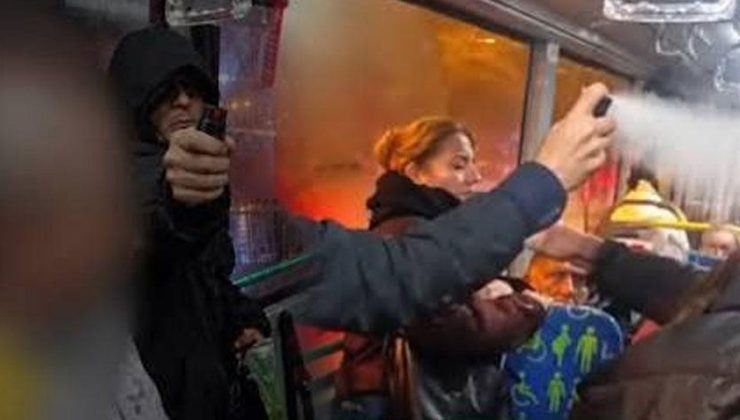 Kadıköy’de otobüste biber gazı paniği: Yumruk attı, gaz sıktı, kaçtı