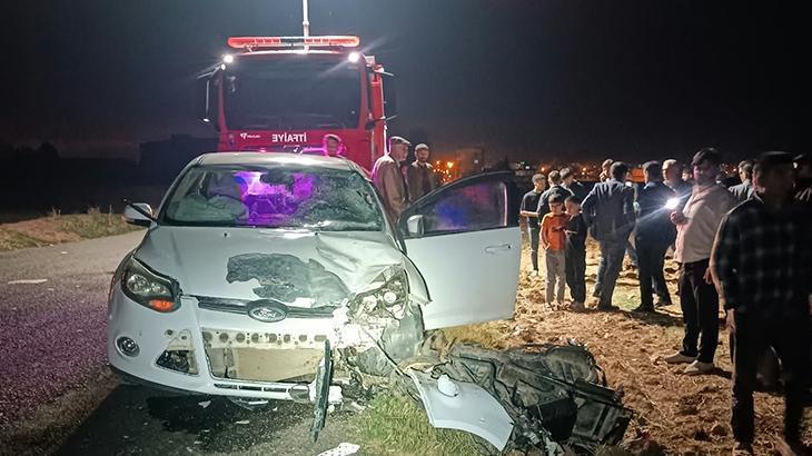 Mardin Kızıltepe’de otomobil ile motosiklet çarpıştı: 1 ölü, 1 yaralı
