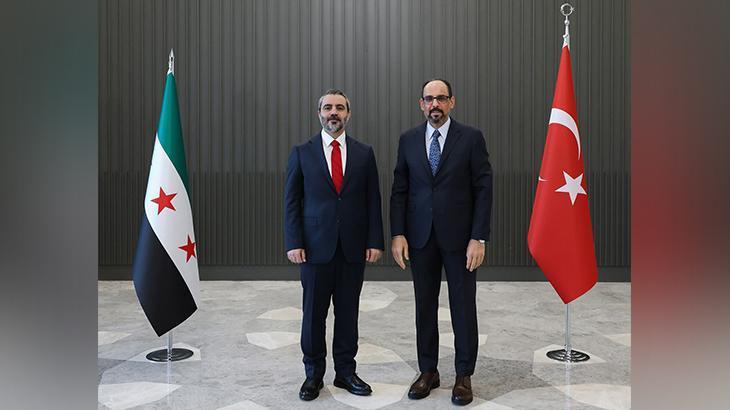 MİT Başkanı İbrahim Kalın Suriye Dışişleri Bakanı Şeybani ile görüştü
