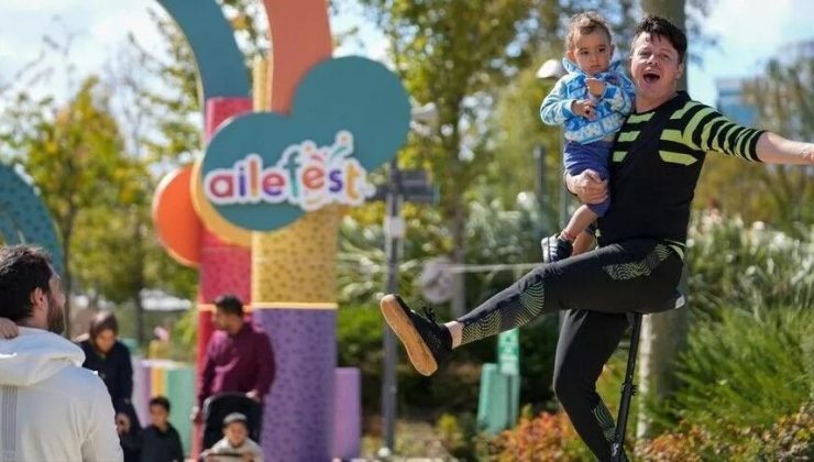 Rami Kütüphanesi’nde düzenlenen AileFest’i 825 bin kişi ziyaret etti