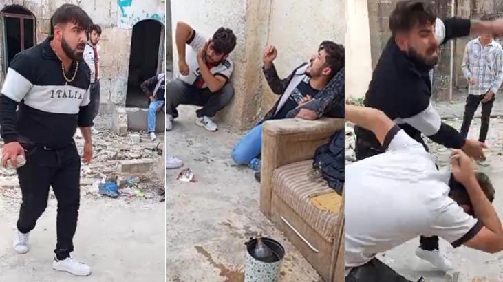 Şanlıurfa’da metruk evde maganda dehşeti! 1 kişi, 4 kişiyi darbetti; o anlar kamerada