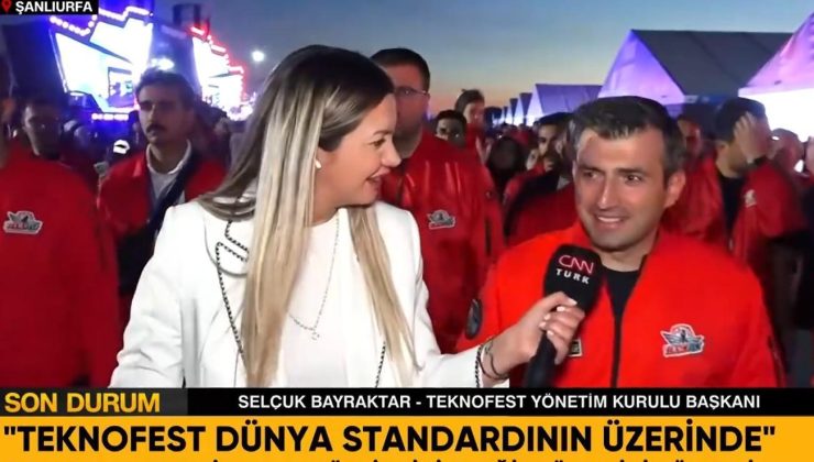Selçuk Bayraktar TEKNOFEST Şanlıurfa’da CNN Türk’e konuştu: Dünya standardının üzerinde!