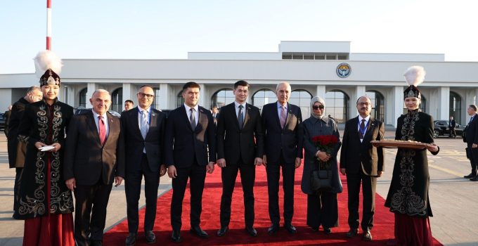 TBMM Başkanı Numan Kurtulmuş Bişkek’e gitti! TÜRKPA Genel Kurulu’na katılacak
