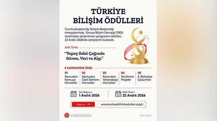 Türkiye Bilişim Ödülleri 2026 başvuruları başladı! 5 kategoride ödül verilecek