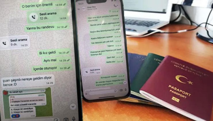 Vize randevusunda 370 milyon TL’lik vurgun! Yazışmalar ortaya çıktı: Bir kız geldi aynı mal